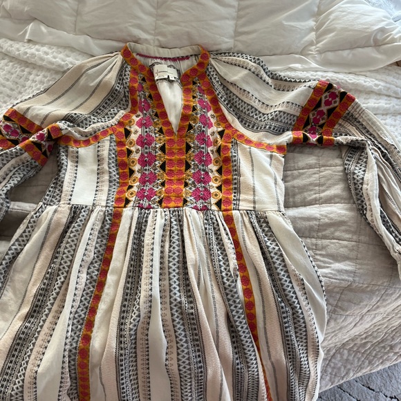Anthropologie Lottie embroidered Dress - Picture 6 of 11